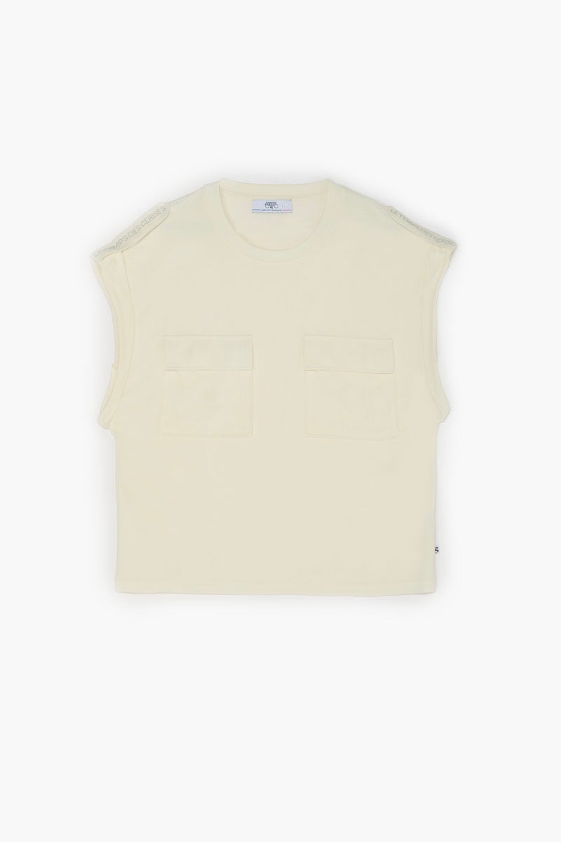 T-shirt Freesia in weiß