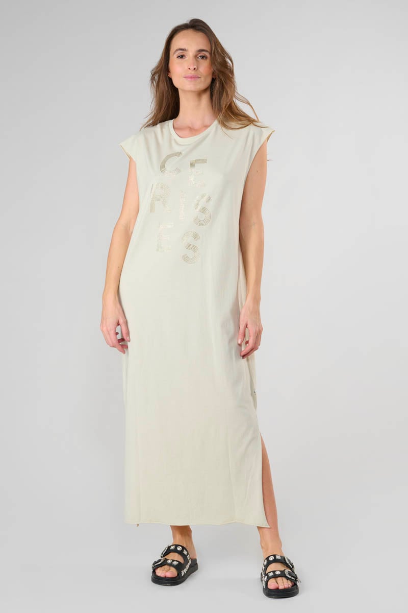 Langes kleid Ixora in braun