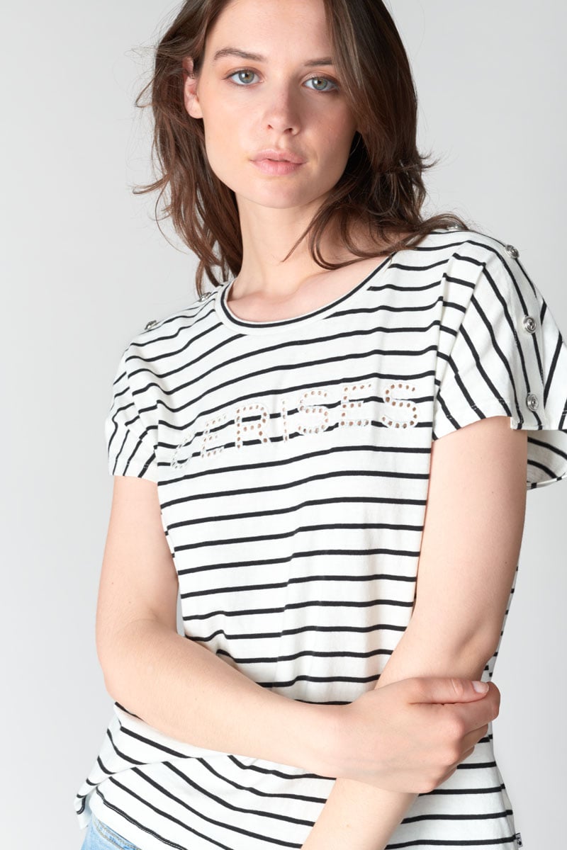 T-shirt Lilas in weiß