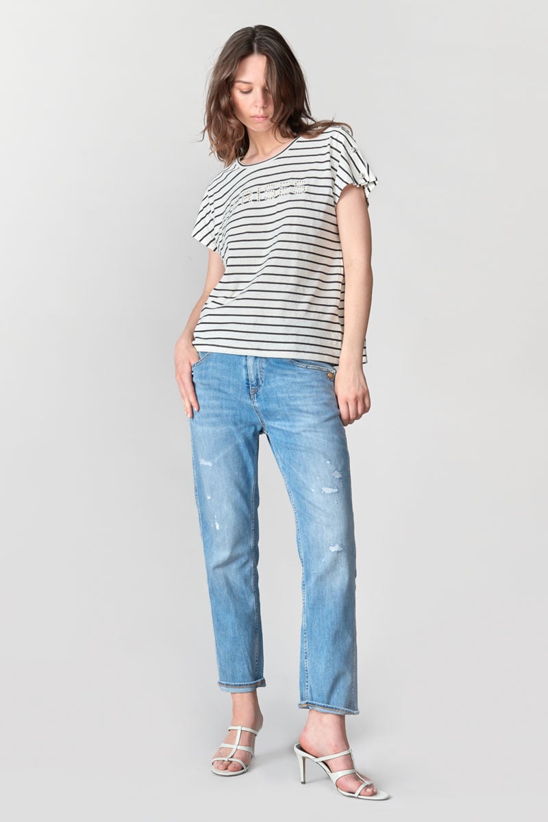 T-shirt Lilas in weiß
