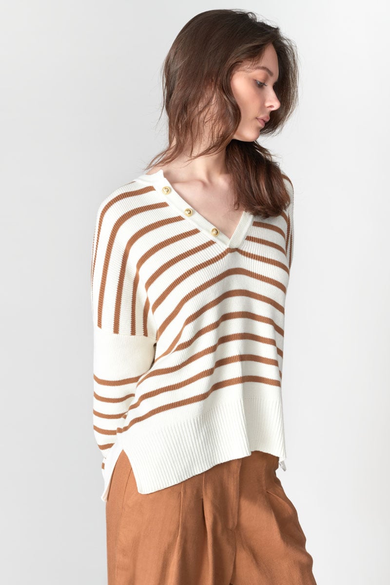 Pullover Lobelie in weiß