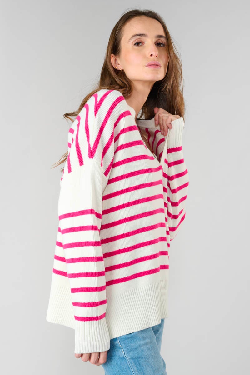 Pullover Lobelie in rosa