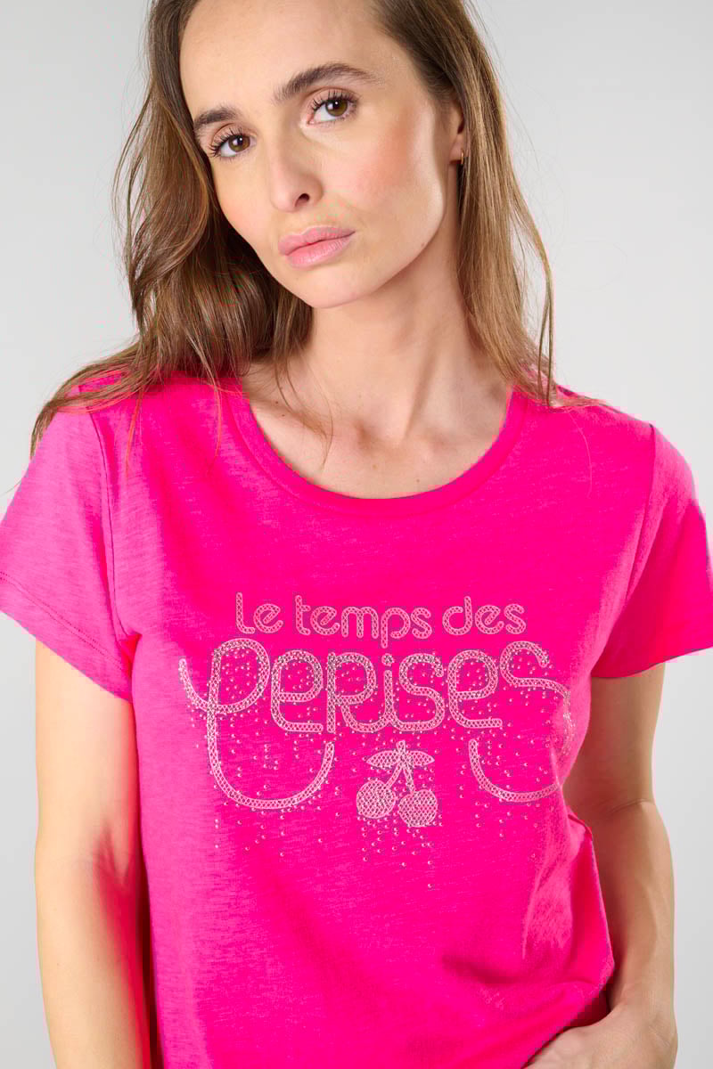 T-shirt Marty in rosa