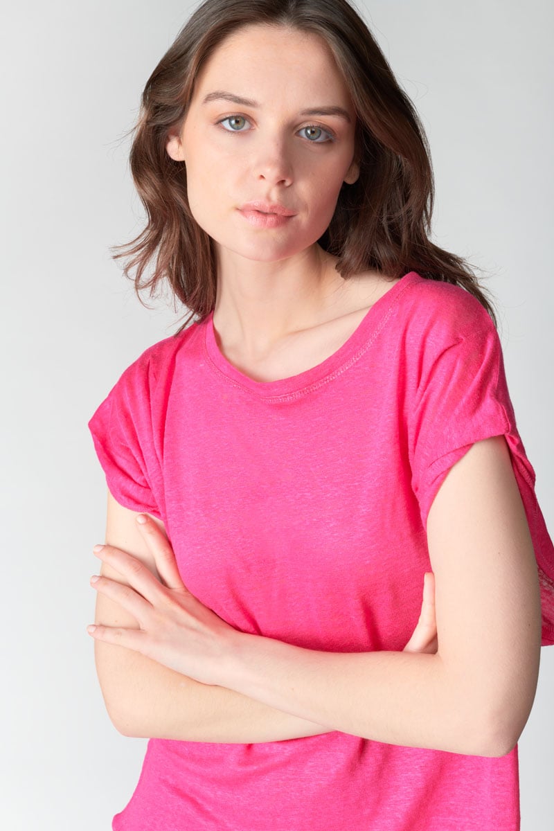 T-shirt Muflier in rosa