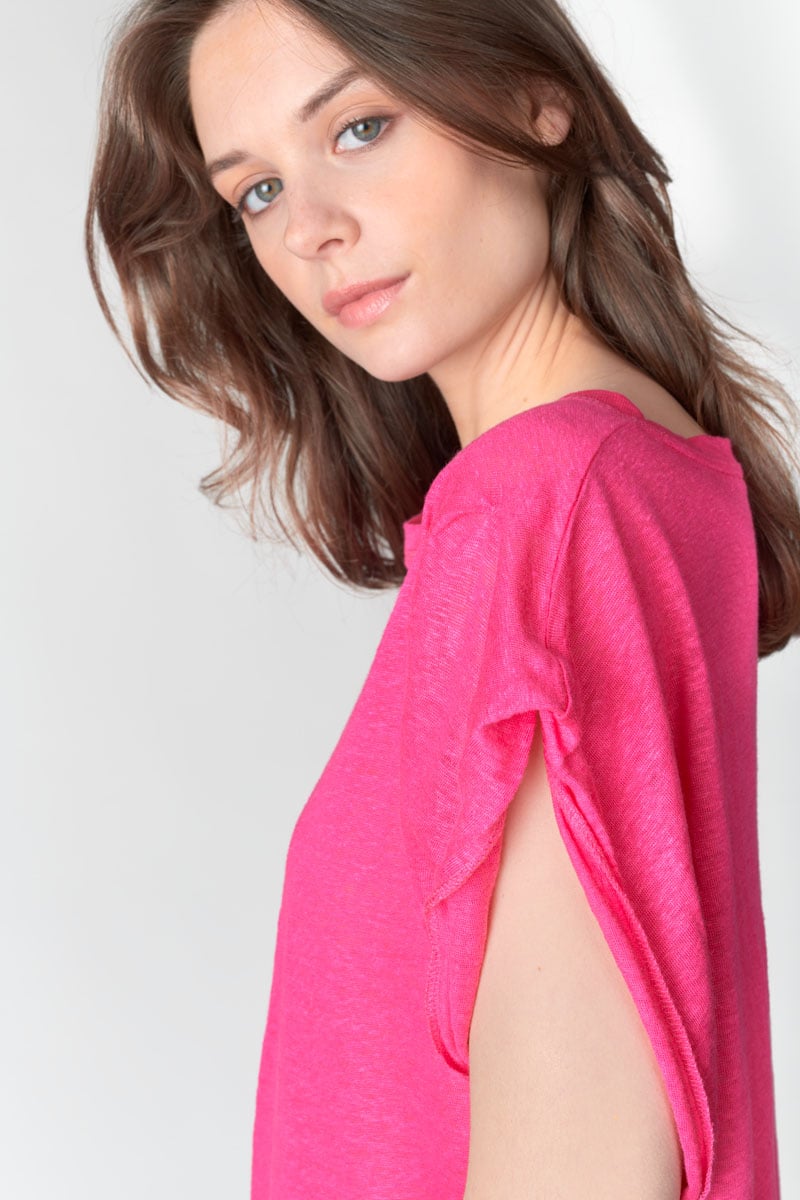 T-shirt Muflier in rosa