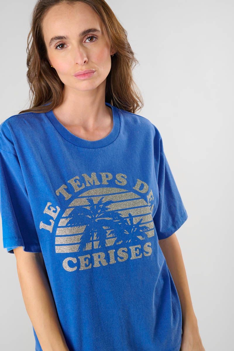 T-shirt Riley in blau