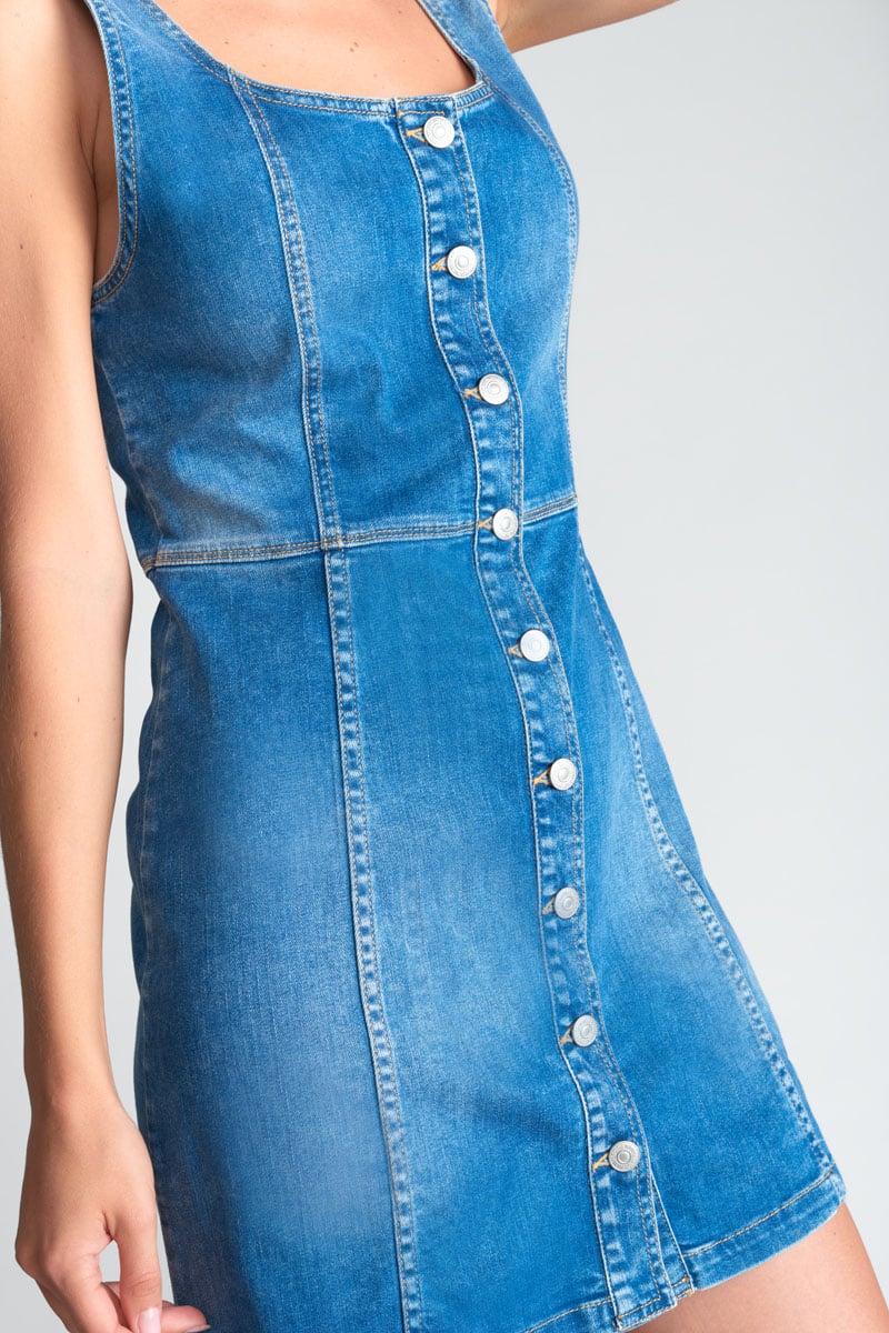 Kleid Tirana in blau