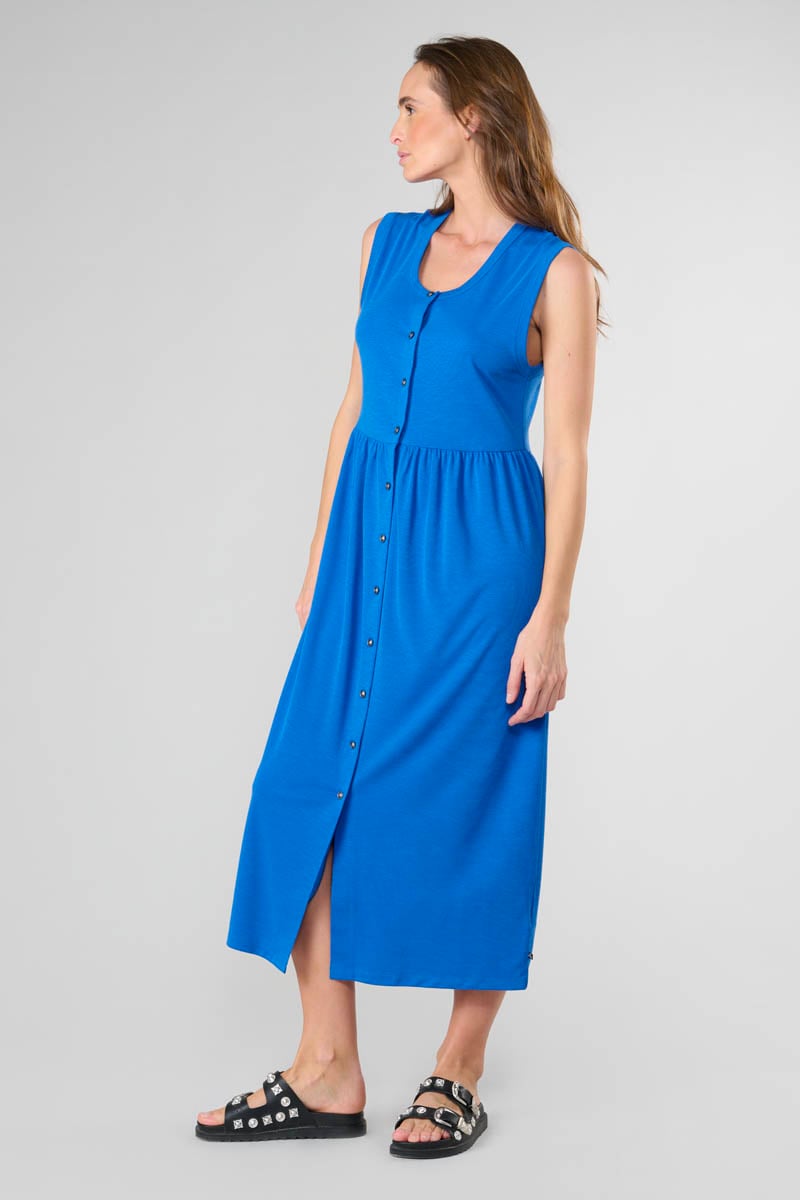 Langes kleid Tolypel in blau