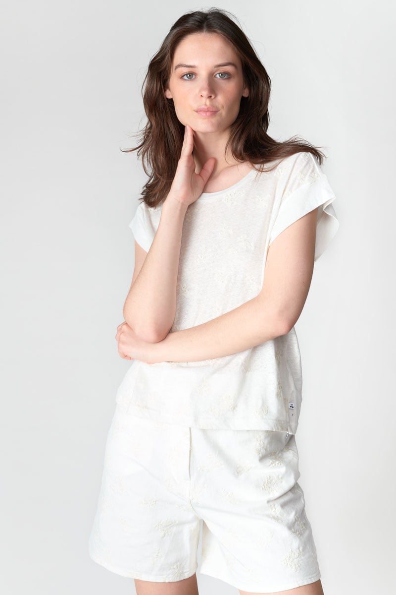 T-shirt Tremier in weiß
