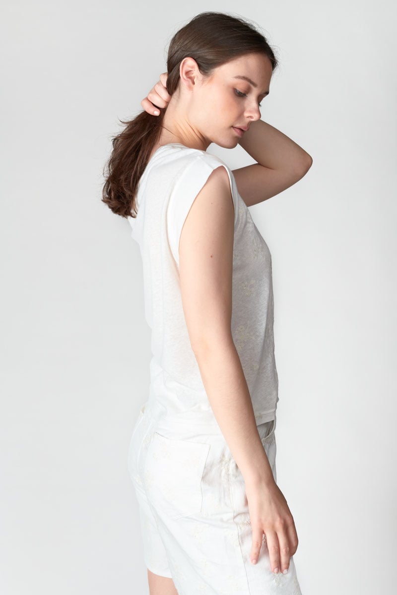 T-shirt Tremier in weiß