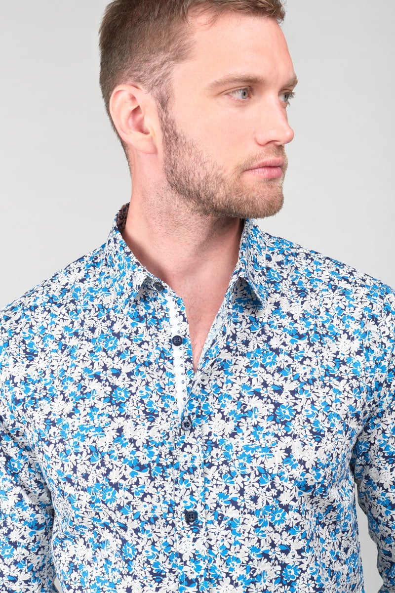 Hemd Arias in blau