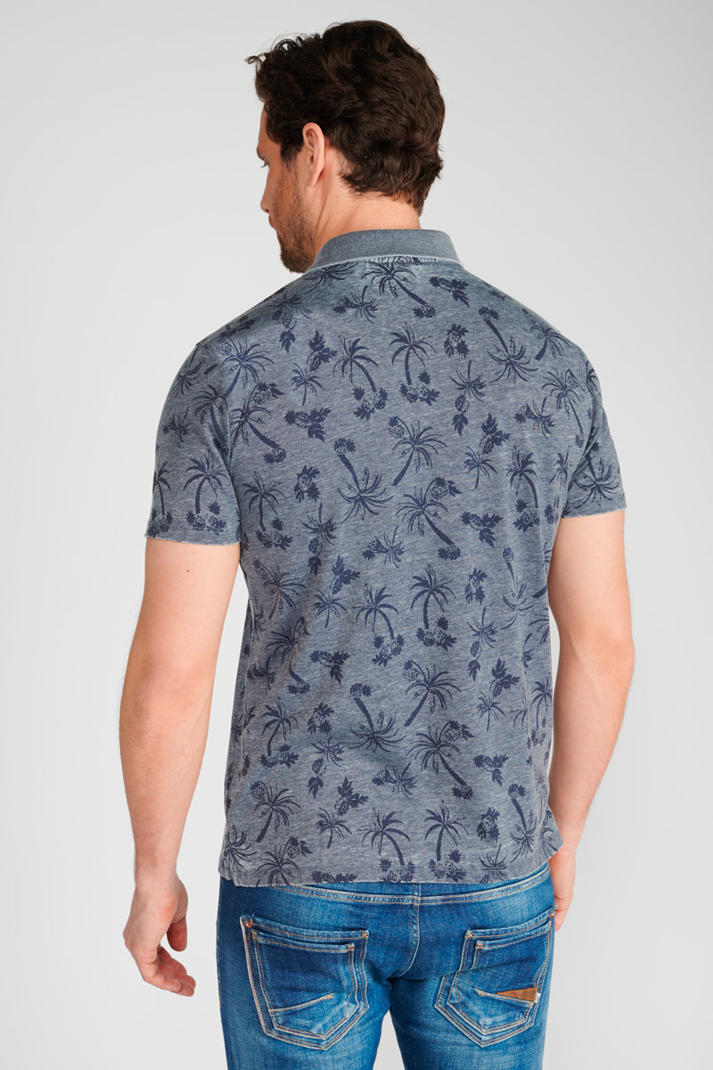 Poloshirt Fezur in blau