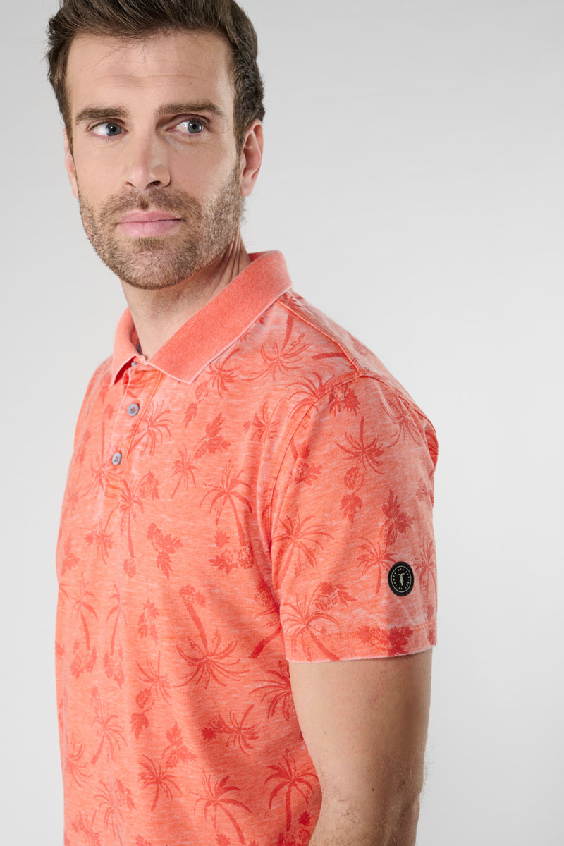 Poloshirt Fezur in orange