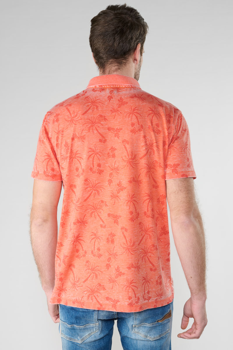 Poloshirt Fezur in orange