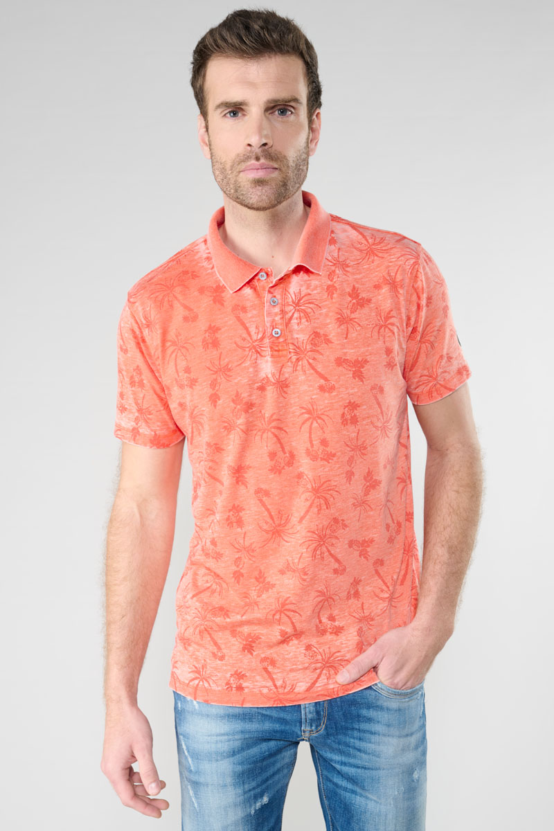 Poloshirt Fezur in orange