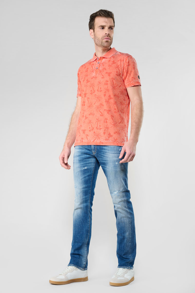 Poloshirt Fezur in orange
