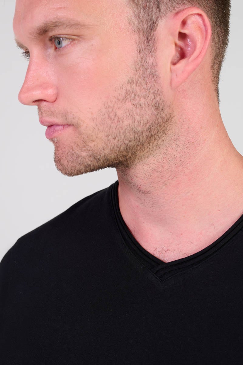 T-shirt Gribs in schwarz