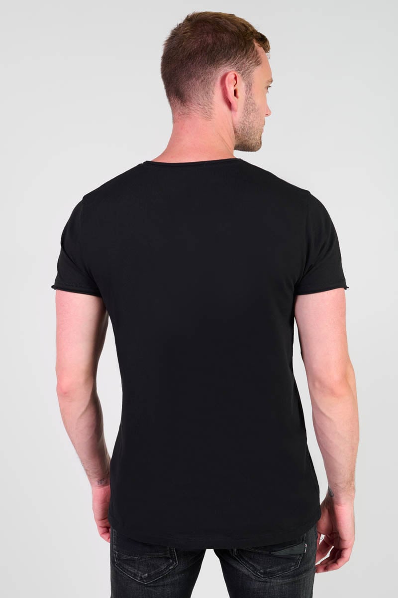T-shirt Gribs in schwarz