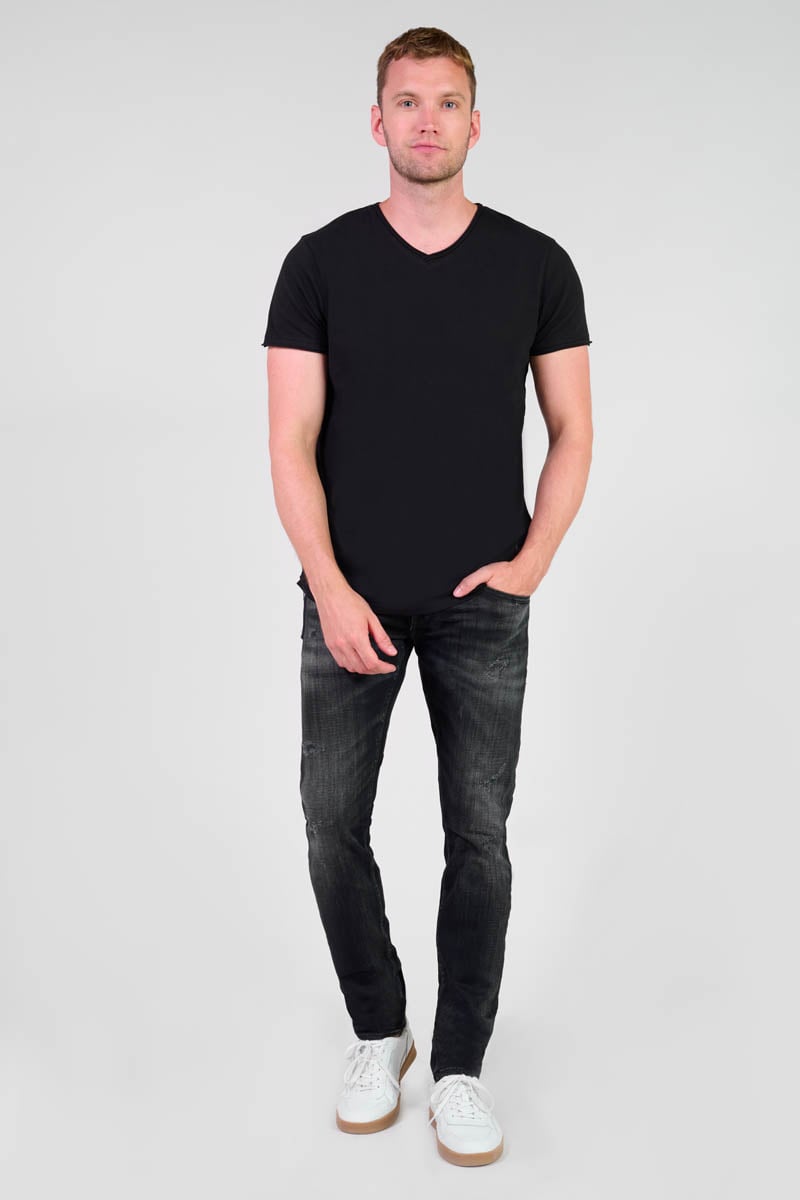 T-shirt Gribs in schwarz