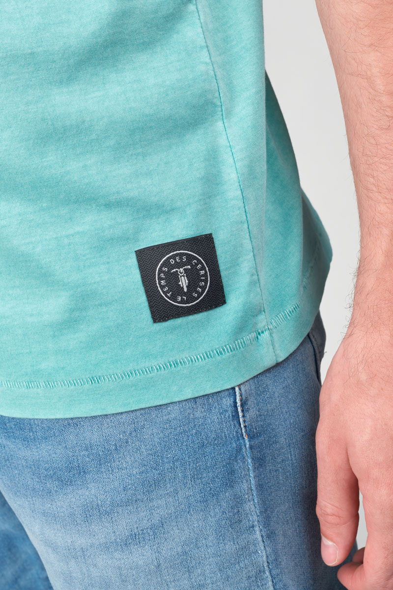 T-shirt Gribs in blau