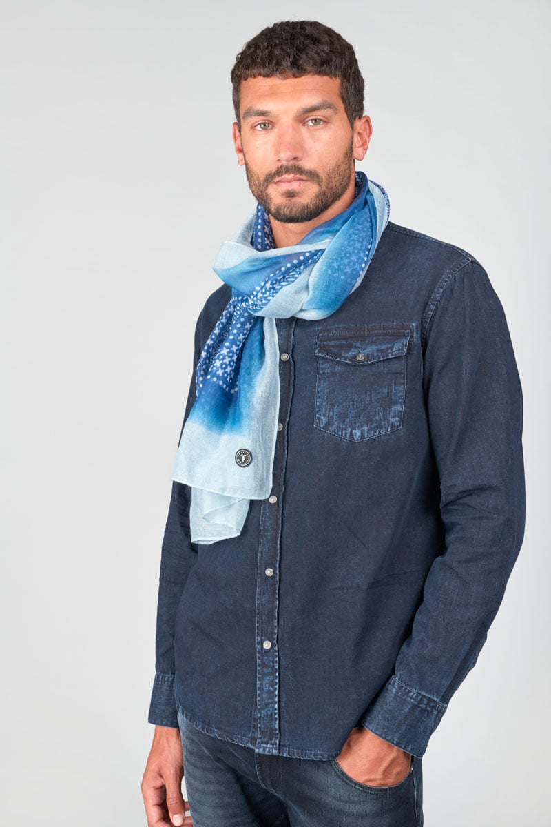 Tuch Mikor in blau
