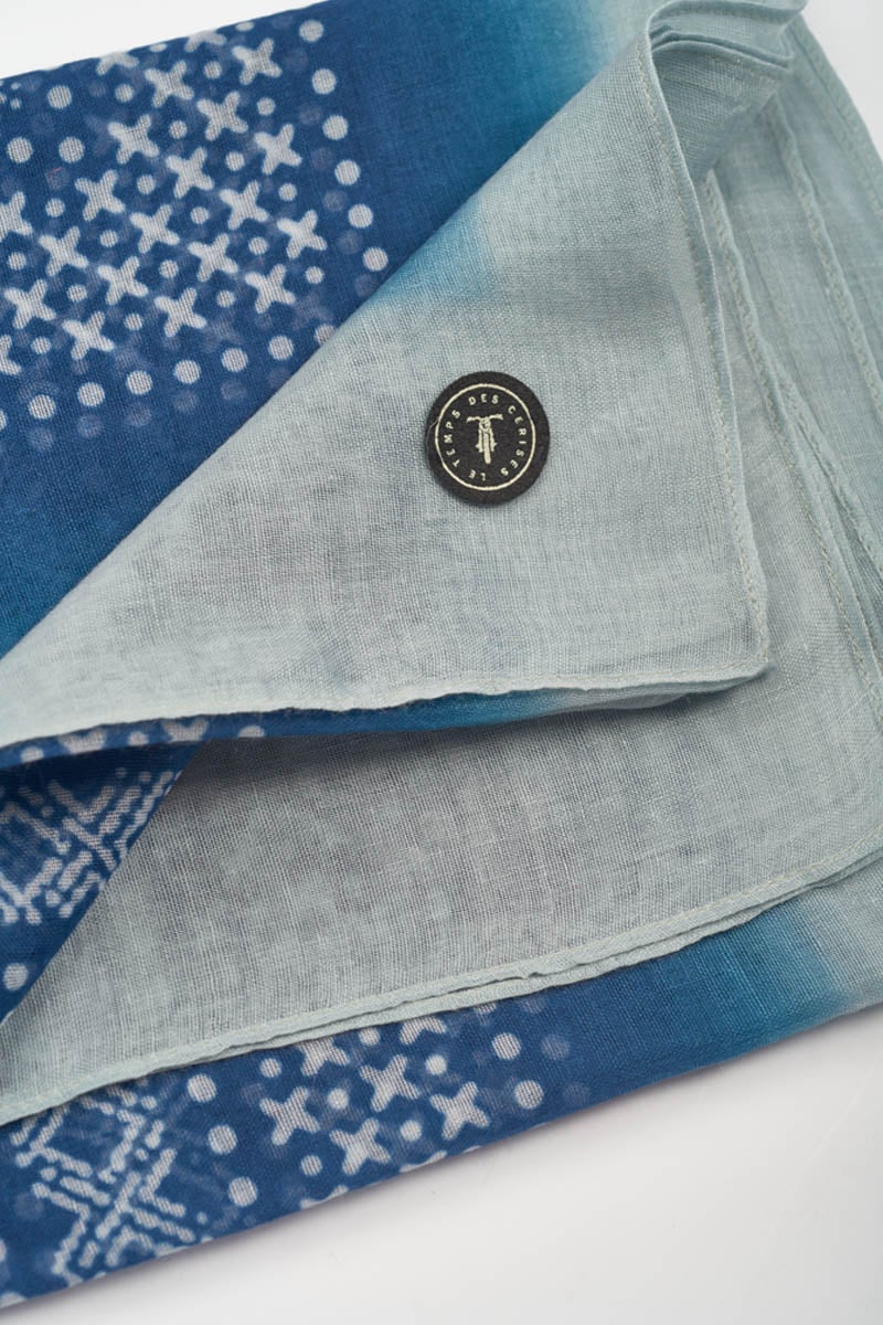 Tuch Mikor in blau