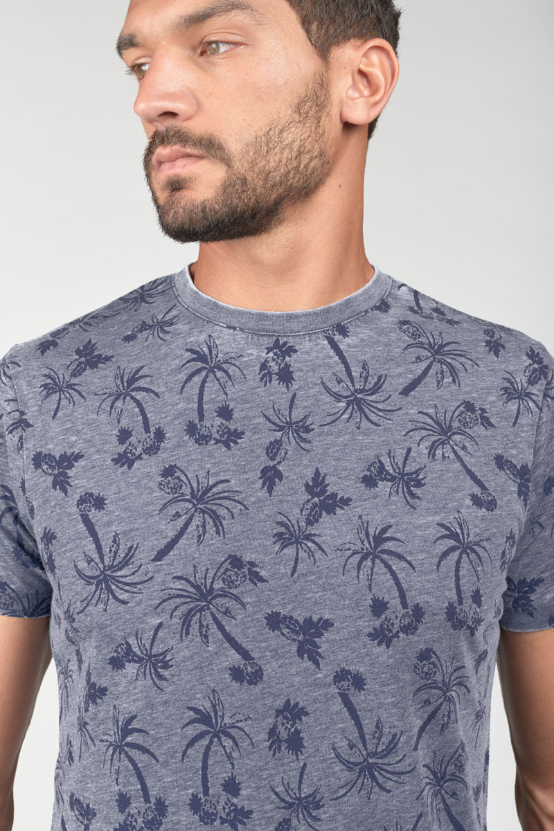 T-shirt Osmel in blau