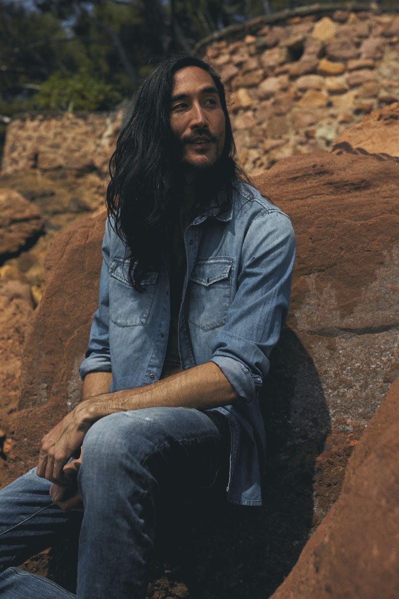 Hemd Pedro in blau