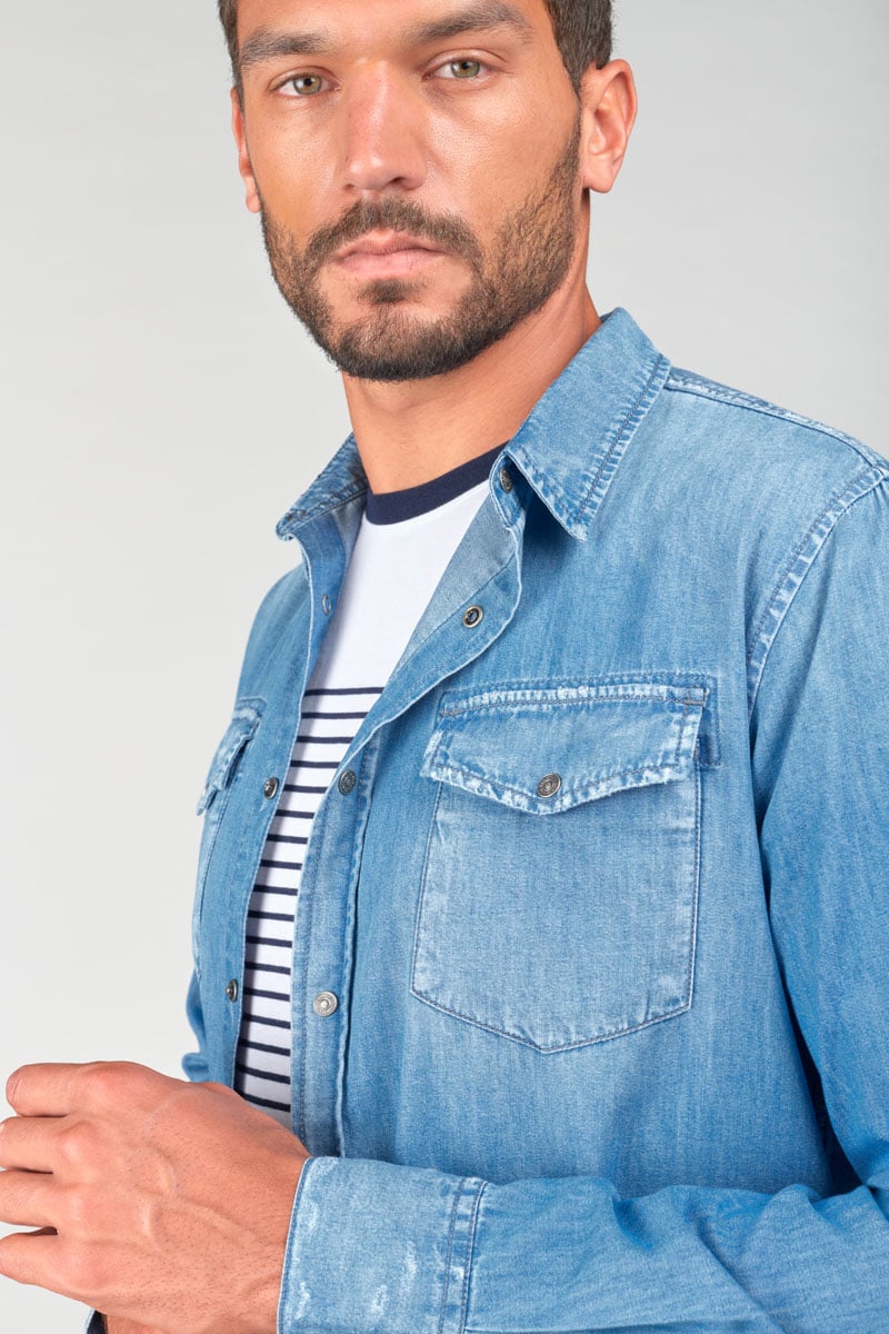 Hemd Pedro in blau