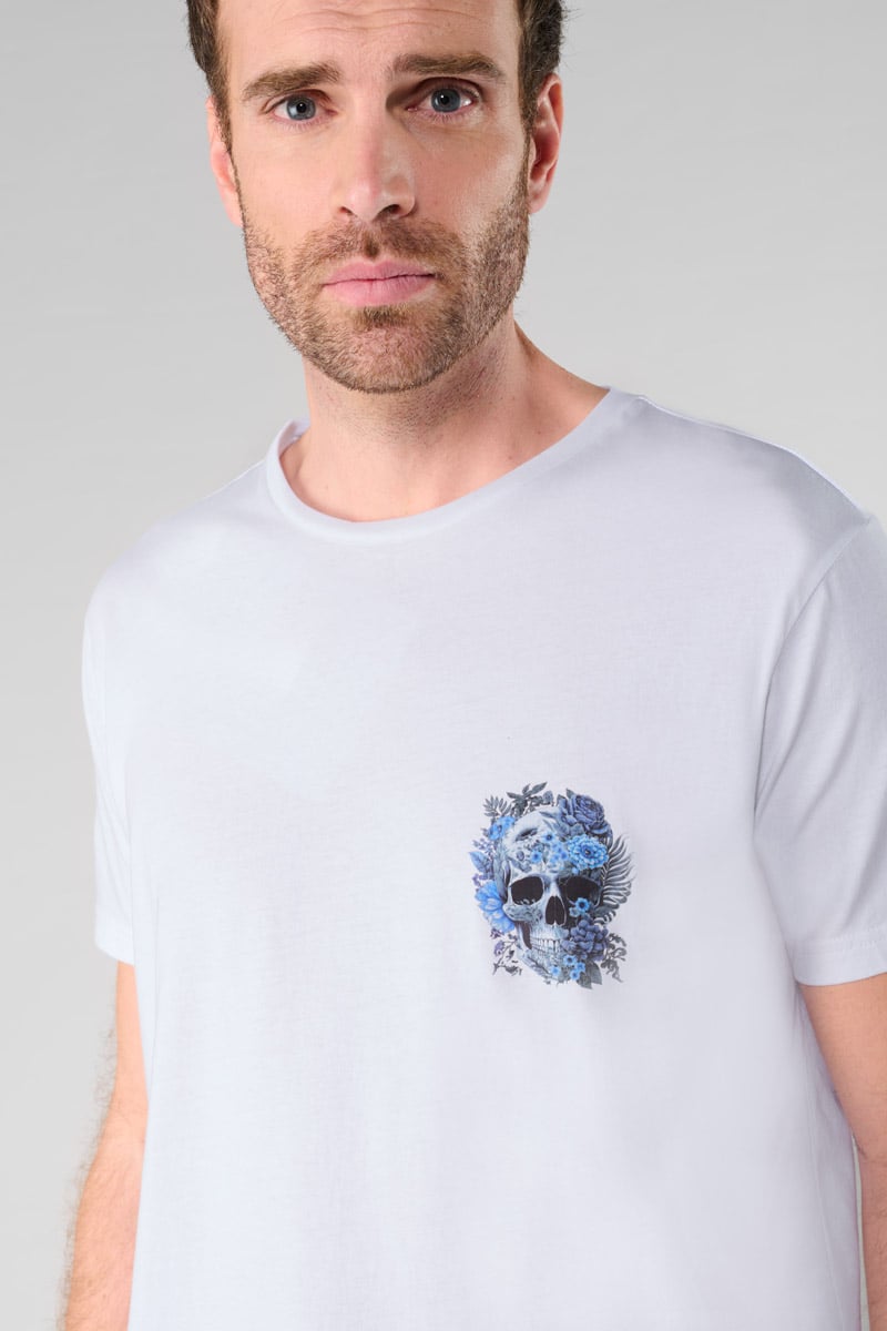 T-shirt Santiago in weiß