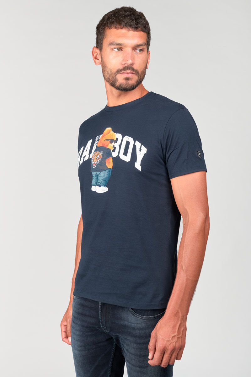 T-shirt Stenley in blau