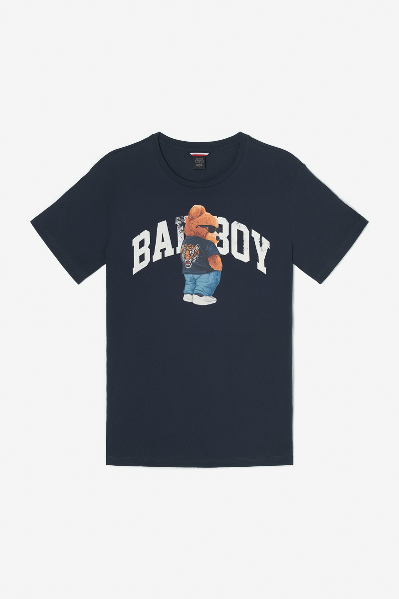 T-shirt Stenley in blau
