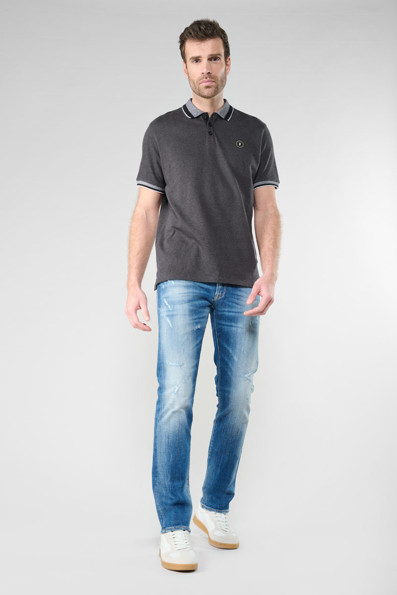Poloshirt Talik in schwarz