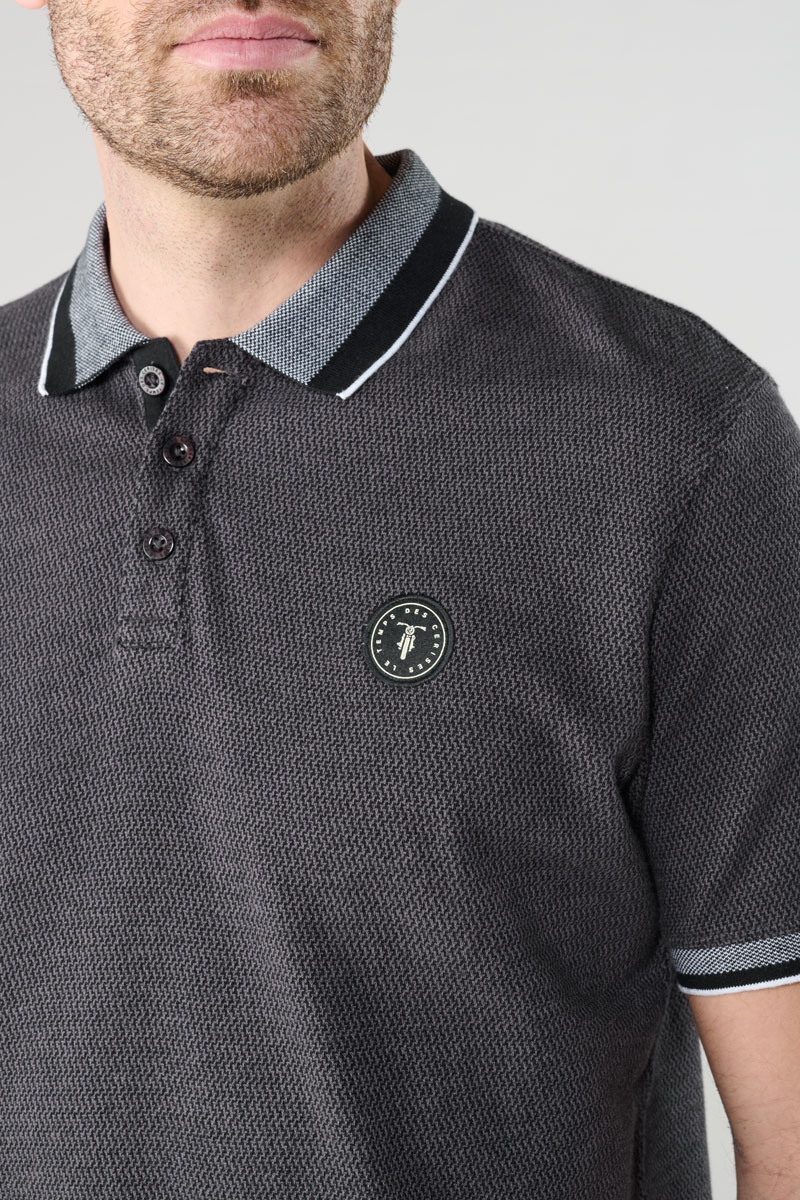 Poloshirt Talik in schwarz