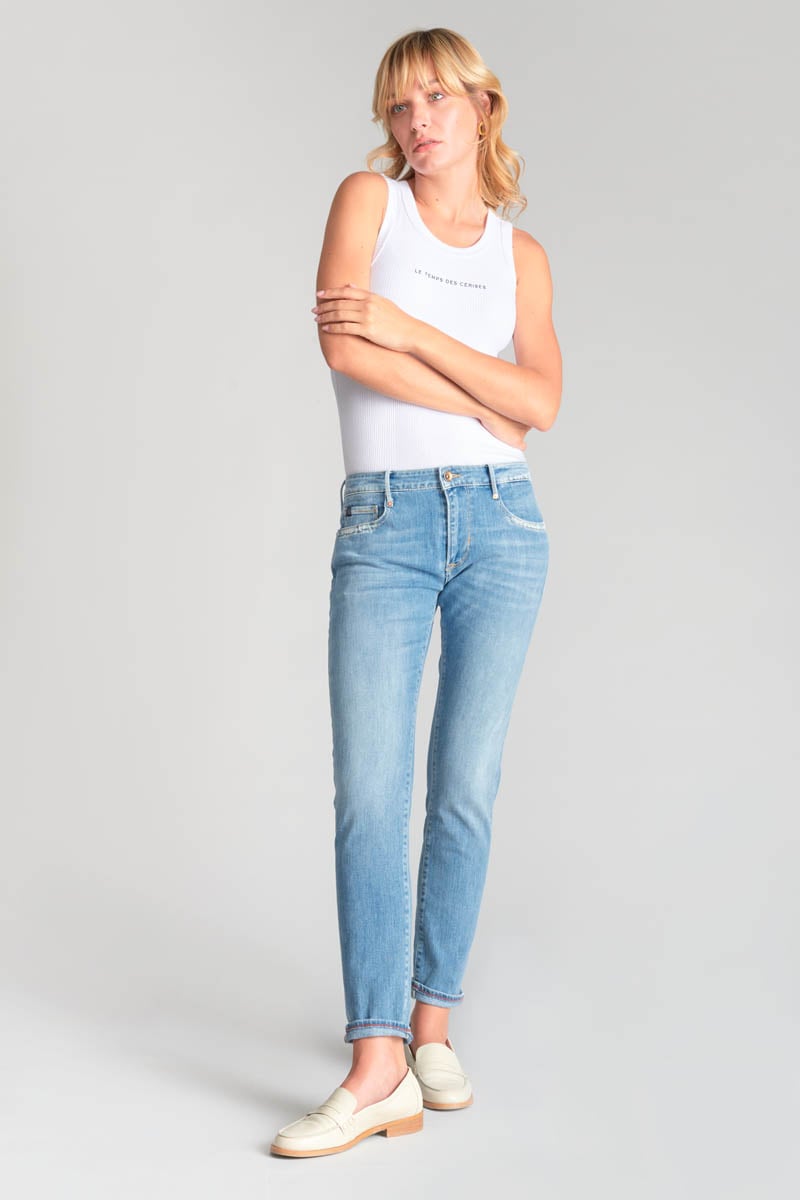 Jeans 200/43 boyfit Sea blau Nr.4