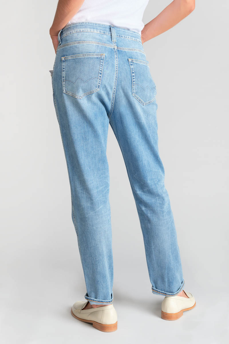 Jeans 400/60 girlfriend Mana high waist destroy blau Nr.5