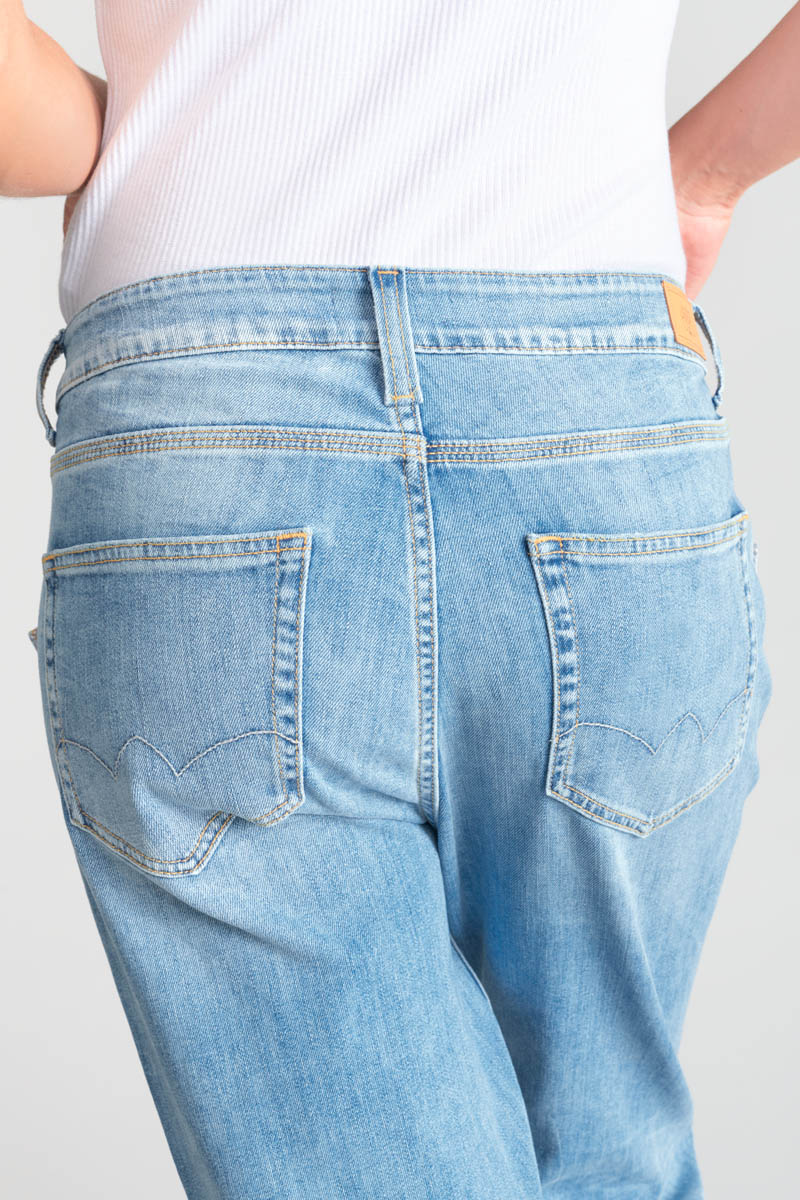 Jeans 400/60 girlfriend Mana high waist destroy blau Nr.5