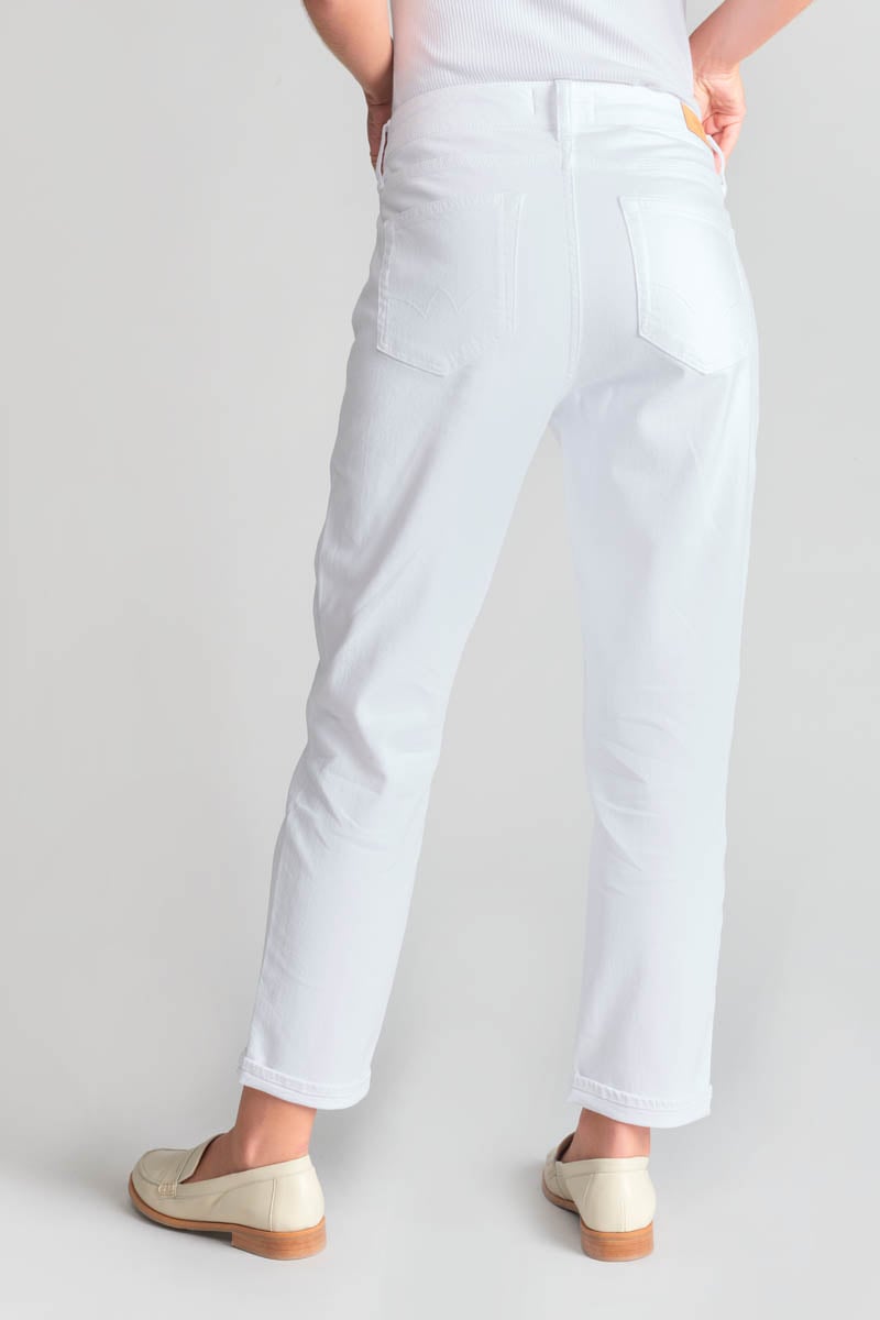 Jeans 400/60 girlfriend Thil high waist weiß 