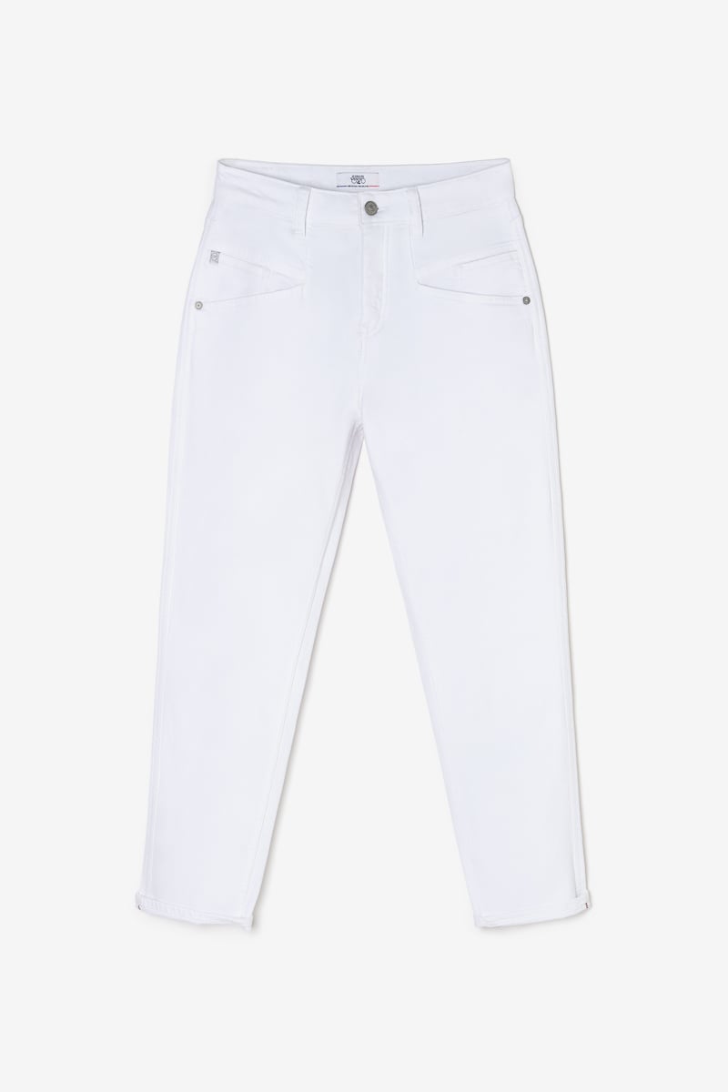 Jeans 400/60 girlfriend Thil high waist weiß 