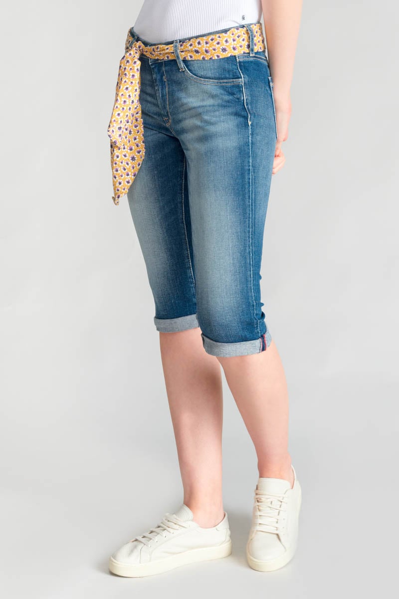 Caprihose Arol in blau