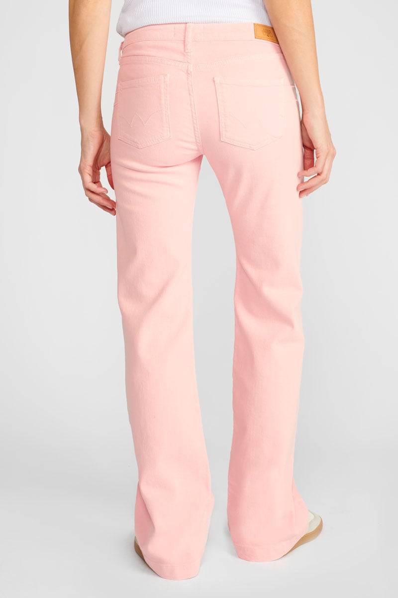 Jeans flare Maes rosa