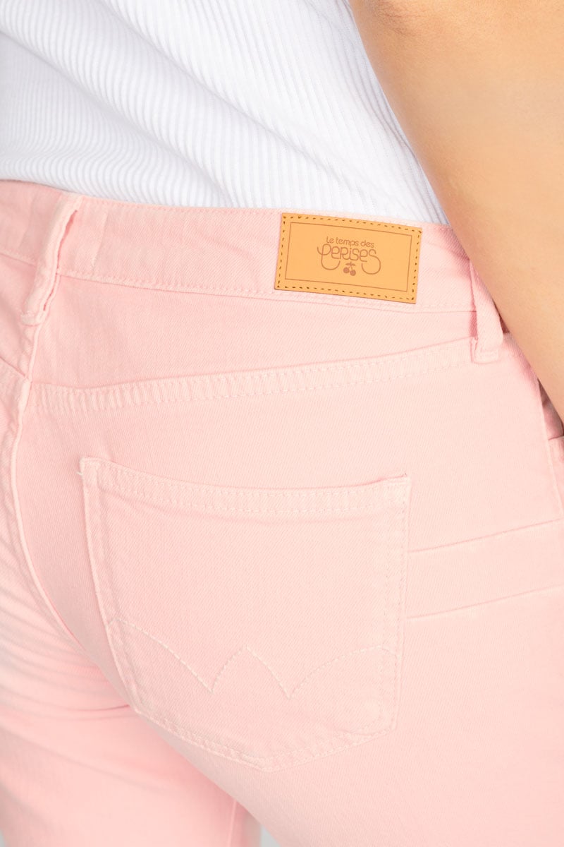 Jeans flare Maes rosa