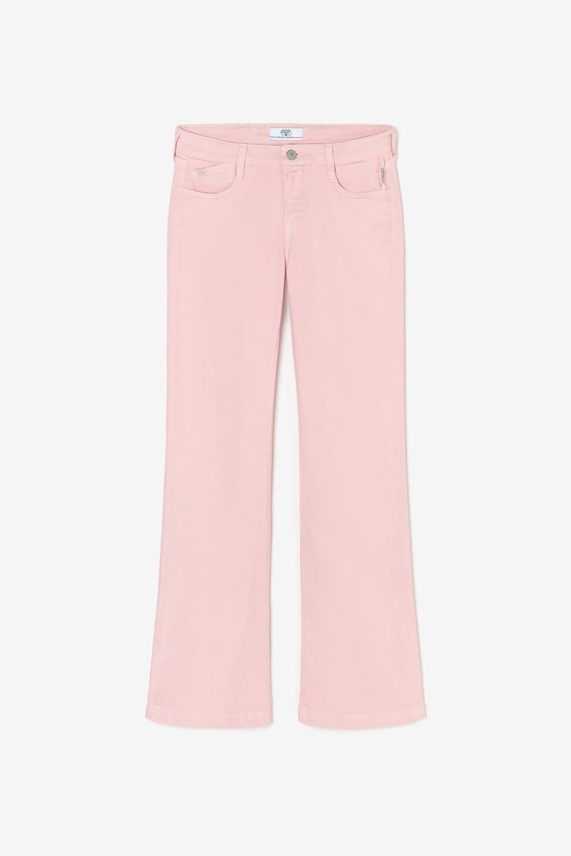 Jeans flare Maes rosa