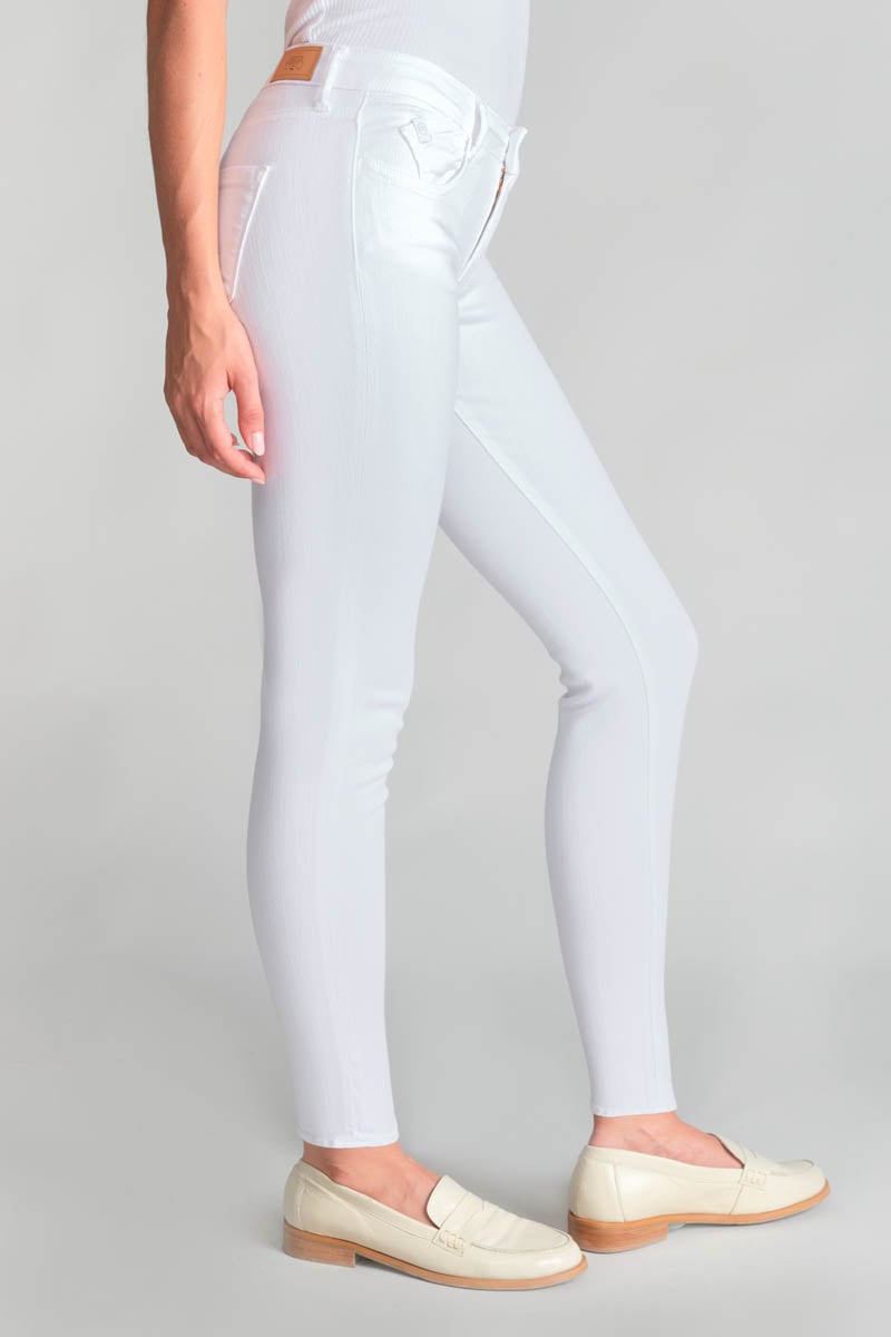 Jeans power skinny 7/8 weiß 