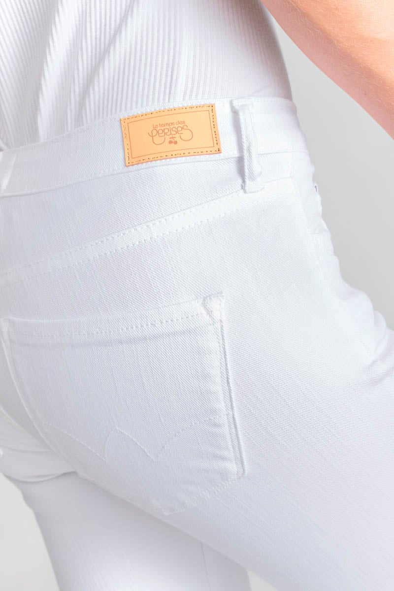 Jeans power skinny 7/8 weiß 