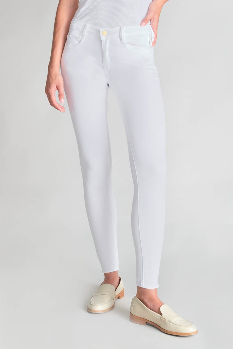 Jeans power skinny 7/8 weiß 