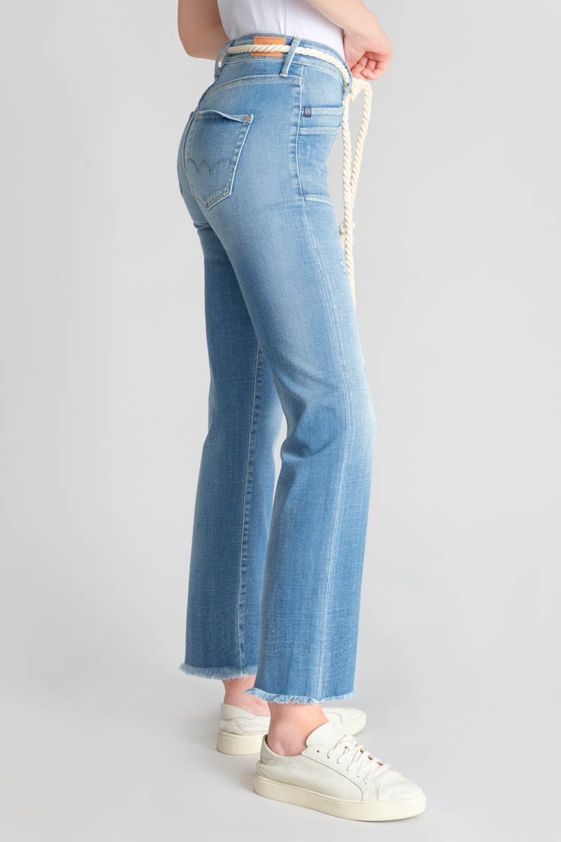 Jeans Pricilia high waist 7/8 destroy blau Nr.4