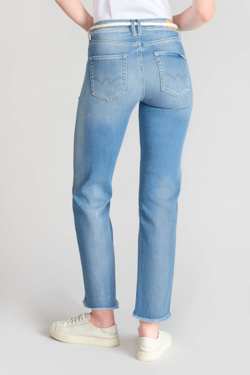 Jeans Pricilia high waist 7/8 destroy blau Nr.4