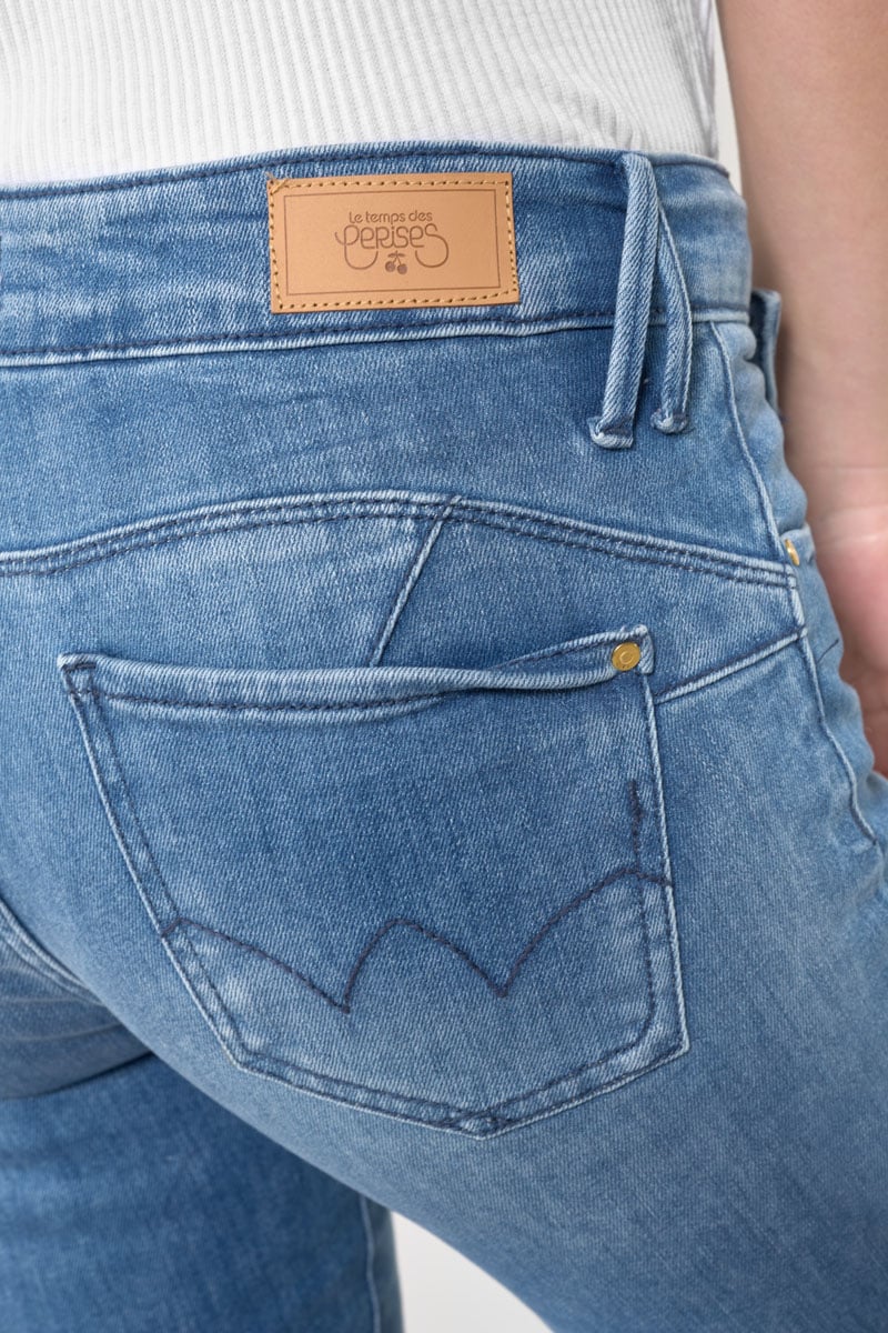 Jeans pulp slim Vigny 7/8 blau Nr.4