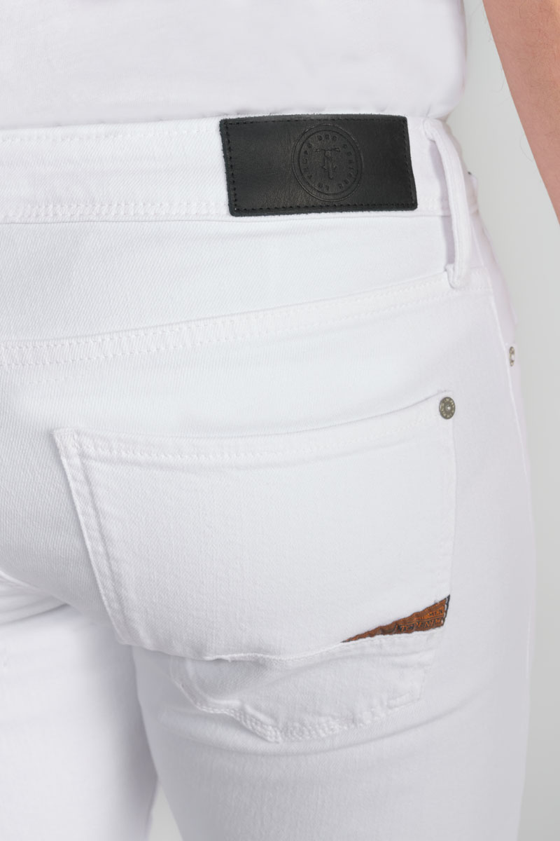 Jeans 700/11 slim Adan weiß 